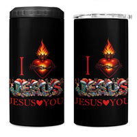 Jesus Christian Christmas 4 in 1 Can Cooler Tumbler Cross Bible Verse Faith Love - Wonder Print Shop