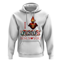 Jesus Christian Christmas Hoodie Cross Bible Verse Faith Love - Wonder Print Shop