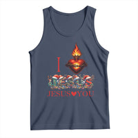 Jesus Christian Christmas Tank Top Cross Bible Verse Faith Love - Wonder Print Shop
