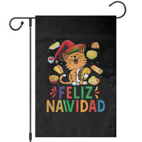 Funny Mexican Cat Christmas Garden Flag Feliz Navidad Sombrero Kitty Xmas - Wonder Print Shop