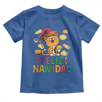 Funny Mexican Cat Christmas Toddler T Shirt Feliz Navidad Sombrero Kitty Xmas - Wonder Print Shop