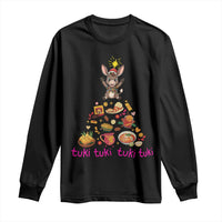 Mi Burrito Sabanero Long Sleeve Shirt Donkey Mexican Christmas - Wonder Print Shop