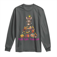 Mi Burrito Sabanero Long Sleeve Shirt Donkey Mexican Christmas - Wonder Print Shop