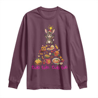 Mi Burrito Sabanero Long Sleeve Shirt Donkey Mexican Christmas - Wonder Print Shop