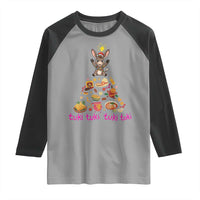 Mi Burrito Sabanero Raglan Shirt Donkey Mexican Christmas - Wonder Print Shop