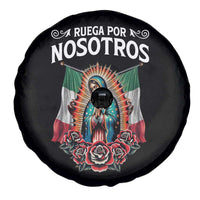Our Lady of Guadalupe Spare Tire Cover Virgin Mary Mexican Flag - Wonder Print Shop