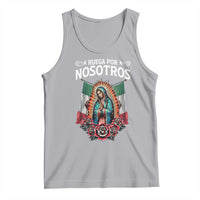 Our Lady of Guadalupe Tank Top Virgin Mary Mexican Flag - Wonder Print Shop