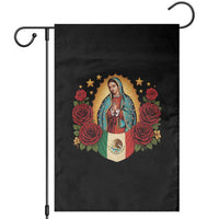 Our Lady of Guadalupe Mexican Flag Garden Flag - Wonder Print Shop