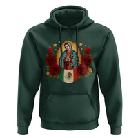 Our Lady of Guadalupe Mexican Flag Hoodie - Wonder Print Shop