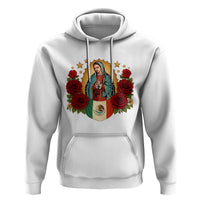 Our Lady of Guadalupe Mexican Flag Hoodie - Wonder Print Shop
