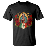 Our Lady of Guadalupe Mexican Flag T Shirt - Wonder Print Shop
