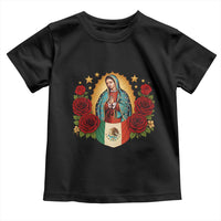 Our Lady of Guadalupe Mexican Flag Toddler T Shirt - Wonder Print Shop