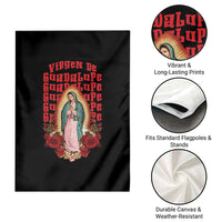 Our Lady of Guadalupe Garden Flag Saint Virgin Mary Mexican - Wonder Print Shop