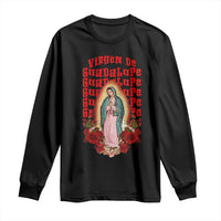 Our Lady of Guadalupe Long Sleeve Shirt Saint Virgin Mary Mexican - Wonder Print Shop