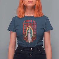 Our Lady of Guadalupe T Shirt For Women Saint Virgin Mary Mexican - Wonder Print Shop