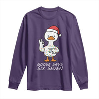 67 Six Seven Silly Goose Christmas Meme Long Sleeve Shirt - Wonder Print Shop