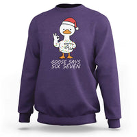 67 Six Seven Silly Goose Christmas Meme Sweatshirt - Wonder Print Shop