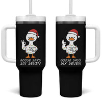 67 Six Seven Silly Goose Christmas Meme Tumbler With Handle - Wonder Print Shop