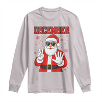 December 25 Long Sleeve Shirt Funny Santa Says Christmas - Wonder Print Shop