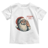 Funny Santa Christmas December 25 Toddler T Shirt - Wonder Print Shop
