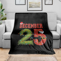 Christmas December 25 Throw Blanket Family Holiday Xmas - Wonder Print Shop