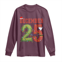 Christmas December 25 Long Sleeve Shirt Family Holiday Xmas - Wonder Print Shop