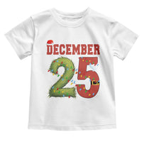 Christmas December 25 Toddler T Shirt Family Holiday Xmas - Wonder Print Shop