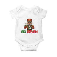 67 Six Seven Black Nutcracker Christmas Meme Baby Onesie - Wonder Print Shop
