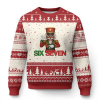 67 Six Seven Black Nutcracker Christmas Meme Ugly Christmas Sweater - Wonder Print Shop