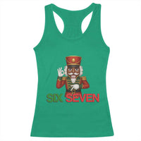 67 Six Seven Black Nutcracker Christmas Meme Racerback Tank Top - Wonder Print Shop