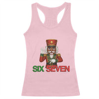 67 Six Seven Black Nutcracker Christmas Meme Racerback Tank Top - Wonder Print Shop