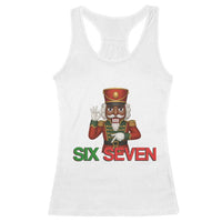 67 Six Seven Black Nutcracker Christmas Meme Racerback Tank Top - Wonder Print Shop