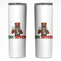 67 Six Seven Black Nutcracker Christmas Meme Skinny Tumbler - Wonder Print Shop