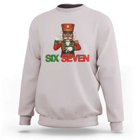 67 Six Seven Black Nutcracker Christmas Meme Sweatshirt - Wonder Print Shop