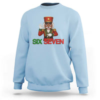 67 Six Seven Black Nutcracker Christmas Meme Sweatshirt - Wonder Print Shop