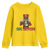 67 Six Seven Black Nutcracker Christmas Meme Youth Sweatshirt - Wonder Print Shop
