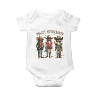 Nutcracker Cowboy Christmas Western Country Howdy Baby Onesie - Wonder Print Shop
