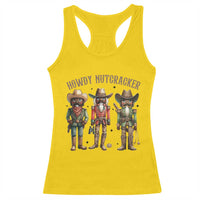 Nutcracker Cowboy Christmas Western Country Howdy Racerback Tank Top - Wonder Print Shop