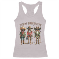 Nutcracker Cowboy Christmas Western Country Howdy Racerback Tank Top - Wonder Print Shop