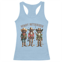 Nutcracker Cowboy Christmas Western Country Howdy Racerback Tank Top - Wonder Print Shop