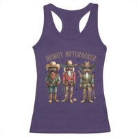 Nutcracker Cowboy Christmas Western Country Howdy Racerback Tank Top - Wonder Print Shop