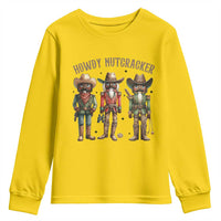Nutcracker Cowboy Christmas Western Country Howdy Youth Sweatshirt - Wonder Print Shop