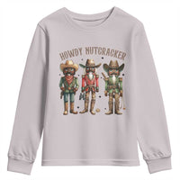 Nutcracker Cowboy Christmas Western Country Howdy Youth Sweatshirt - Wonder Print Shop