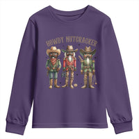 Nutcracker Cowboy Christmas Western Country Howdy Youth Sweatshirt - Wonder Print Shop