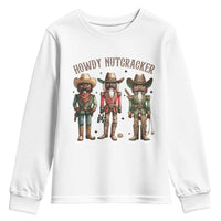 Nutcracker Cowboy Christmas Western Country Howdy Youth Sweatshirt - Wonder Print Shop