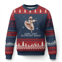 Black Nutcracker Ballet Christmas Ugly Christmas Sweater - Wonder Print Shop