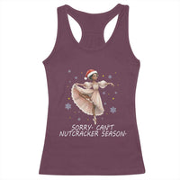 Black Nutcracker Ballet Christmas Racerback Tank Top - Wonder Print Shop