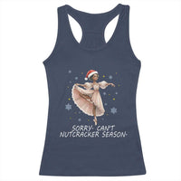 Black Nutcracker Ballet Christmas Racerback Tank Top - Wonder Print Shop