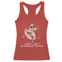 Black Nutcracker Ballet Christmas Racerback Tank Top - Wonder Print Shop