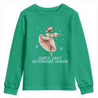 Black Nutcracker Ballet Christmas Youth Sweatshirt - Wonder Print Shop